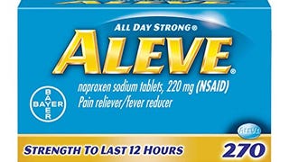 Aleve Caplets, Naproxen Sodium 220 mg (NSAID), Pain Reliever/...