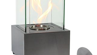 Sunnydaze Cubic Ventless Bio Ethanol Tabletop Fireplace...