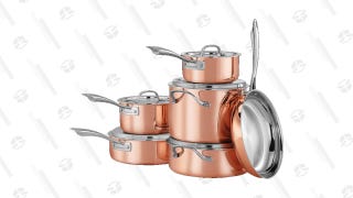 Cuisinart 11-Piece Tri-Ply Copper Cookware Set