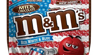 M&M'S Red, White & Blue Patriotic Milk Chocolate Candy,...