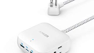 Anker Power Strip with USB C, Power Delivery Travel Power...