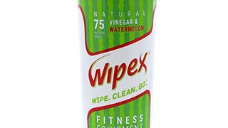 Wipex Gym Equipment Cleaner Gym Wipes - 75ct Yoga Mat Wipes...