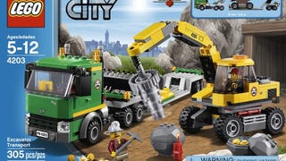 LEGO City 4203 Excavator Transport