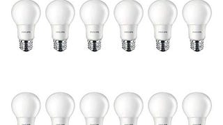 Philips LED Non-Dimmable A19 Frosted Light Bulb: 800-Lumen,...