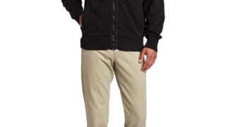 Calvin Klein Jeans Men's Military Fleece Jacket, Black,...