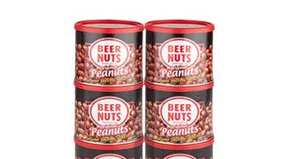 BEER NUTS Original Peanuts - 12oz Resealable Can (Pack...