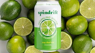 Spindrift Sparkling Water, Lime Flavored, Made with Real...