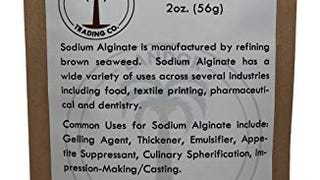 Sodium Alginate - Food Grade - 2 Ounces - Gastronomy
