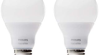 Philips 453100 Hue White A19 2-Pack 60W Equivalent Dimmable...
