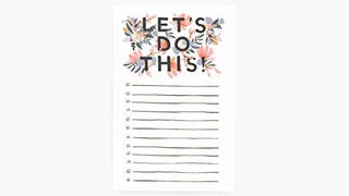 Rifle Paper Co. Let's Do This Checklist Notepad, 75 Tear-...