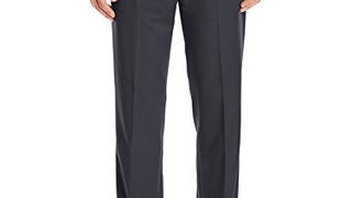 Van Heusen Men's Traveler Classic Fit Flat Front Pant, Navy,...