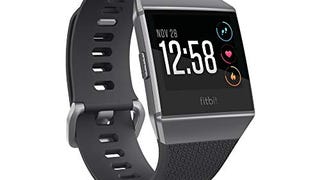 Fitbit Ionic GPS Smart Watch, Charcoal/Smoke Gray, One...