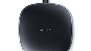 AUKEY Wireless Charger 10W Qi Fast Charging with Micro...