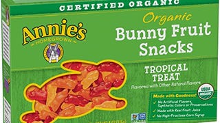 Annie's Tropical Fruit Organic Bunny Fruit Snacks 5-0.8...