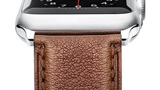 Benuo Leather Band for Apple Watch 44mm 42mm, [Vintage...
