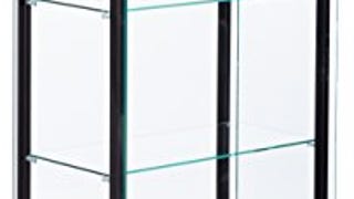 COASTER 5-Shelf Glass Curio Cabinet Black and