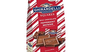 Ghirardelli Peppermint Bark Brownie Squares Bag, 7.7 Ounce...