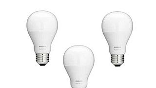 Philips Hue White A19 3-Pack 60W Equivalent Dimmable LED...