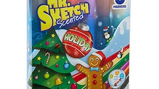 Mr. Sketch Scented Markers, Chisel Tip, Holiday Colors...