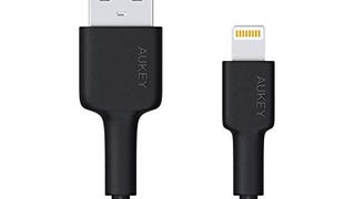 AUKEY Lightning Cable 6ft (MFi Certified) Nylon Braided...