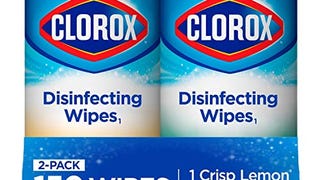 Clorox Disinfecting Wipes Value Pack, Bleach Free Cleaning...