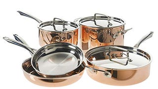 Cuisinart 8-Piece Tri-Ply Copper Cookware Set