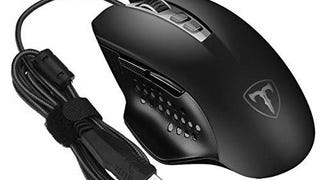 VicTsing 16400 DPI Programmable Wired Gaming Mouse for...
