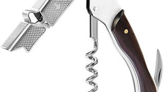 Waiter's Corkscrew, X-Chef All in One Wine Opener Rosewood...