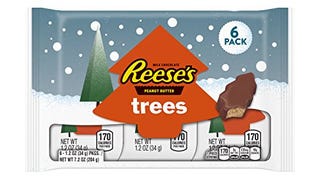REESE'S Holiday Peanut Butter Trees, 6 Count, 1.2 Ounce...