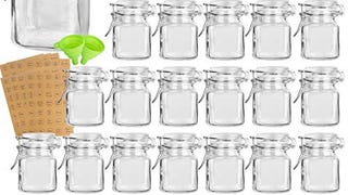 Glass Jars With Lids, KAMOTA 30 pack of 3.5 oz small glass...