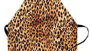 Lunarable Animal Print Apron, Wild Animal Leopard Skin...