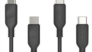 RAVPower USB C to USB C Charger, 2 Pack, 3ft and 6ft, Fast...