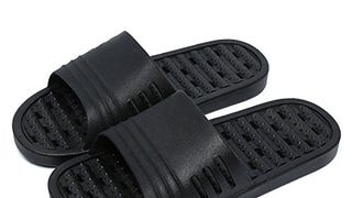 FINLEOO Shower Sandal Slippers with Drainage Holes Quick...