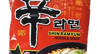 Shin Ramyun Hot Spicy Noodle Soup (Nong Shim-Gourmet Spicy)...