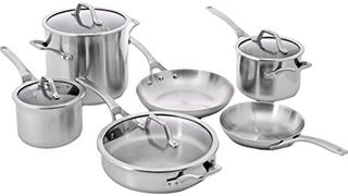 Calphalon 10-Piece AccuCore Stainless Steel Cookware...