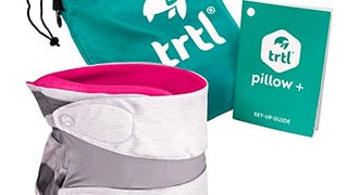 trtl Pillow Plus, Travel Pillow - Fully Adjustable Neck...