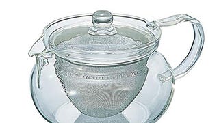 Hario ChaCha Kyusu Maru Teapot Heatproof Glass Teapot 450...