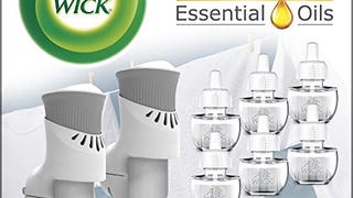 Air Wick Plug in Scented Oil Starter Kit, 2 Warmers + 6...
