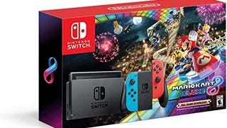 Nintendo Switch with Neon Blue and Neon Red Joy‑Con HAC-...