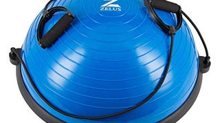 ZELUS Balance Ball Trainer with Resistance Bands and Foot...