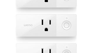 Wemo Mini Smart Plug 3-Pack, WiFi Enabled, Works with Amazon...