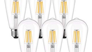 ST58 Vintage Edison LED Light Bulb 60W Equivalent, Warm...