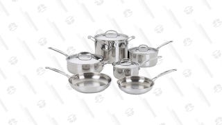 Cuisinart 10 Piece Stainless Steel Chef's Collection Cookware