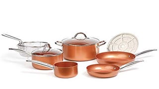Copper Chef Cookware 9-Pc. Round Pan Set, Aluminum and...