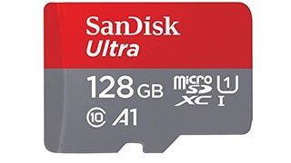 SanDisk 128GB Ultra MicroSDXC UHS-I Memory Card with Adapter...