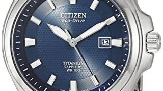 Citizen Men's Eco-Drive Titanium Watch with Date, BM7170-...