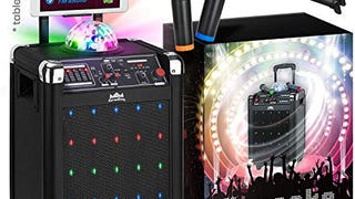 KaraoKing Karaoke Machine for Kids & Adults Wireless Microphone...