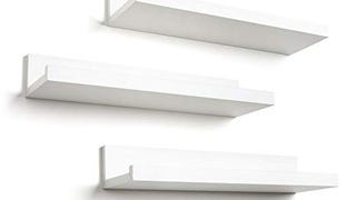 Americanflat 14 Inch Floating Shelves Set of 3 in White...