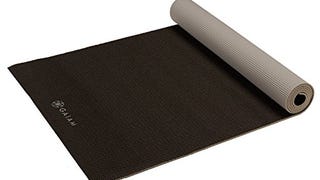 Gaiam Yoga Mat Classic Solid Color Reversible Non Slip...