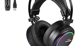 AUKEY Gaming Headset PC USB Stereo Headphone with Virtual...
